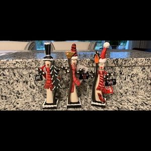 Ohio State Snowmen Figurines